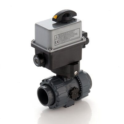 VKDNV/CE 24 V AC/DC - ELECTRICALLY ACTUATED DUAL BLOCK® 2-WAY BALL VALVE