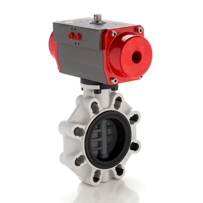 FKOV/CP NO LUG ANSI DN 80-200 - PNEUMATICALLY ACTUATED BUTTERFLY VALVE