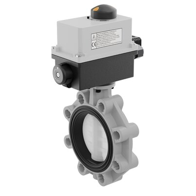 FKOF/CE 24V AC/DC DN 40-100 - ELECTRICALLY ACTUATED BUTTERFLY VALVE