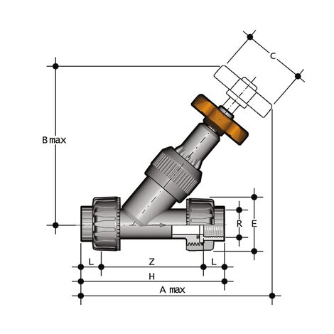 VVUFV - Angle seat valve