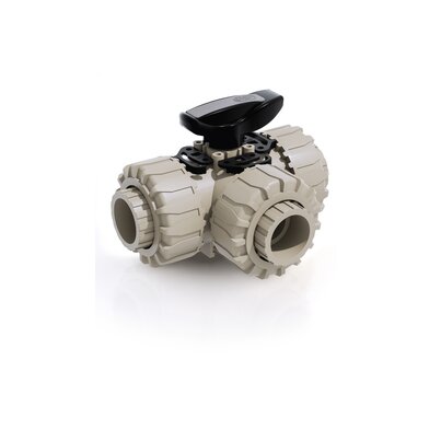 LKDIM - DUAL BLOCK® 3-way ball valve